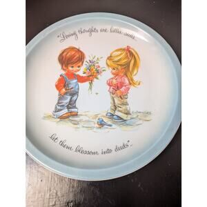 Boy and girl plate